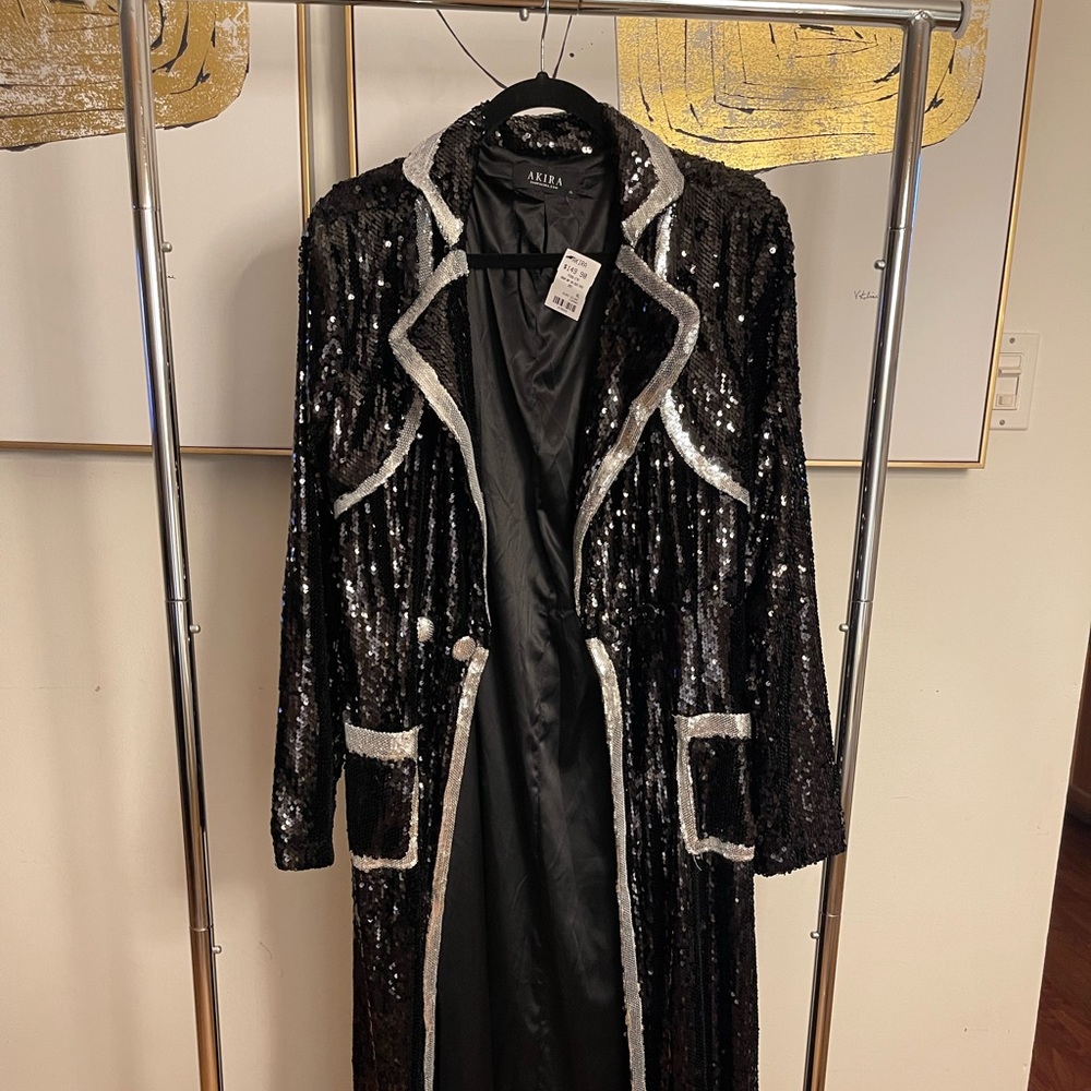 Sequin Coat/ FINAL SALE/NO RETURNS OR EXCHANGE